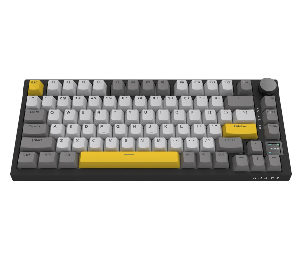 Ajazz AK820 Pro Flying Fish Switch Black Gray Yellow RGB - 1536362 - zdjęcie 2